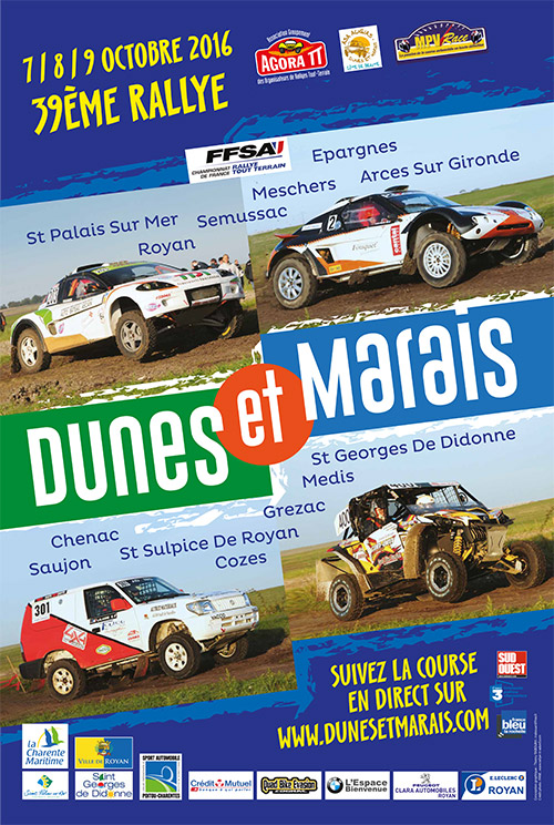 Rallye Dunes et Marais 2016