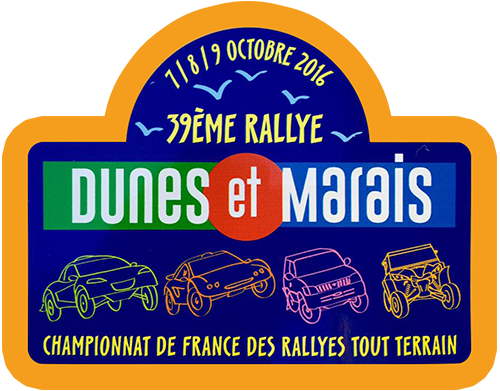 sticker Rallye Dunes et Marais 2017